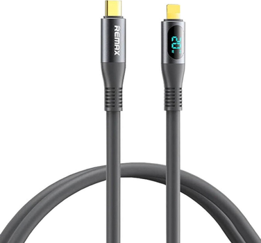 Kabel Remax Zisee USB Type-C - Lightning 1.2 m Grey (RC-C031)