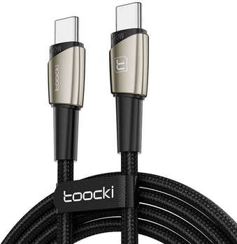 Kabel Toocki USB Type-C - USB Type-C 1 m Black (TXCTT 14-LG01)