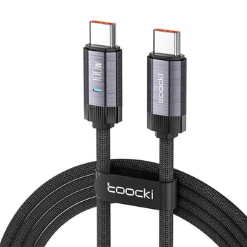 Kabel Toocki USB Type-C - USB Type-C 1 m Grey (TXCTT1-FZA0G)