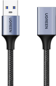 Kabel Ugreen USB Type-A - USB Type-A 2 m Black (6957303814978)