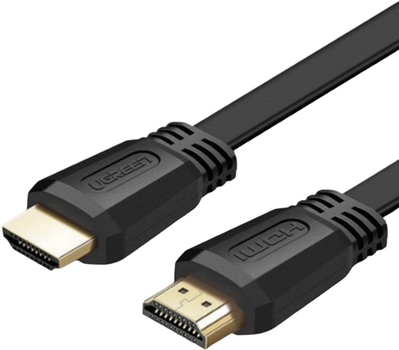 Kabel płaski Ugreen HDMI - HDMI 5 m Black (6957303858217)