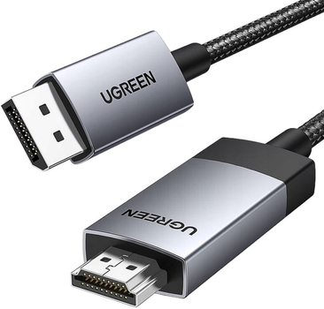Кабель Ugreen DisplayPort - HDMI 2 м Black (6941876217748)