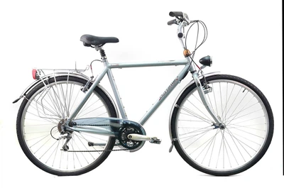 Гибридный велосипед Gazelle Medeo 28" M зеленый Б/У