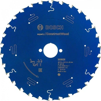 Пильный диск Bosch Expert for Construct Wood 210×2×30, 30 ATB+пирамида (2608644141)