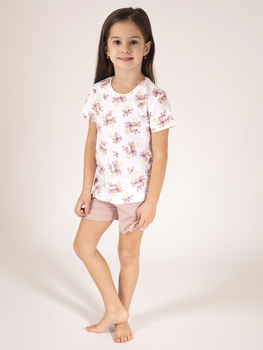 Дитяча літня піжама для дівчинки Nicol 203037 116 см Різнокольорова (5905601024361)