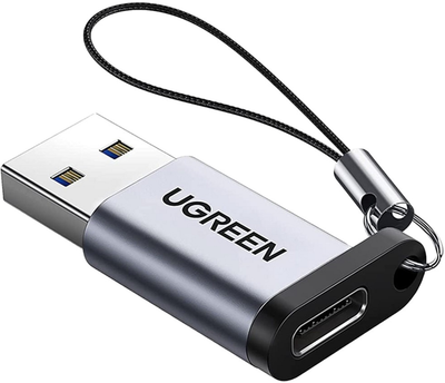 Адаптер Ugreen USB Type-A - USB Type-C Grey (6957303804047)