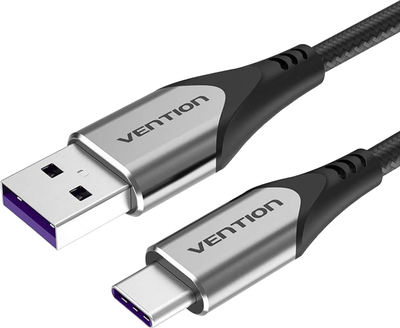 Кабель Vention USB Type-C - USB Type-A 2 м Grey (6922794747166)