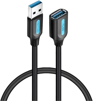 Подовжувач Vention USB Type-A - USB Type-A 3 м Black (6922794748897)