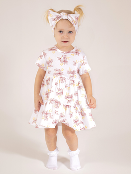 Дитяче боді-плаття для новонароджених для дівчинки Nicol 203159 62 см Різнокольорове (5905601025320)