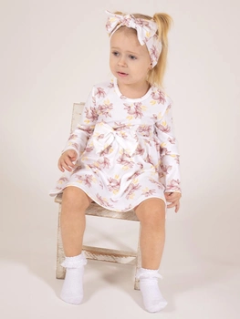 Дитяче боді-плаття для новонароджених для дівчинки Nicol 203160 56 см Різнокольорове (5905601025375)