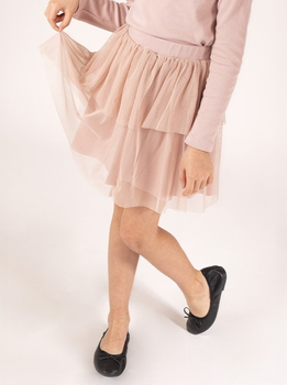 Dziecięca letnia spódnica dla dziewczynki Nicol 203174 134 cm Beżowa (5905601025948)