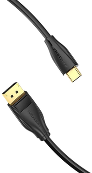Kabel Vention USB Type-C - DisplayPort 2 m Black (6922794756045)