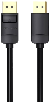 Kabel Vention DisplayPort - DisplayPort 1.5 m Black (6922794733282)