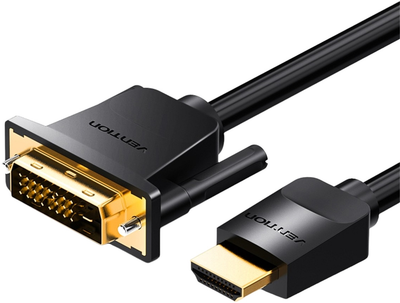Kabel Vention HDMI - DVI 3 m Black (6922794732834)