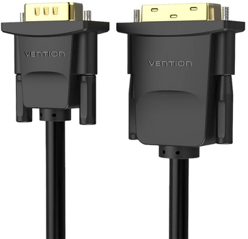 Кабель Vention DVI-D - VGA 1.5 м Black (6922794732964)