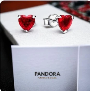 Серьги серебро Original стильPandora s925ALEпуссеты 1232