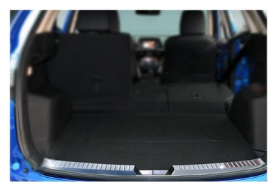 Накладка на задний порог для Mazda CX-5 (2012-2017 гг), нержавеющая сталь, защита порога Mazda CX-5
