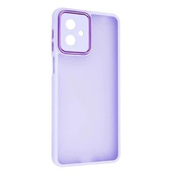 Чохол Fiji Lens для Motorola G54/G54 Power бампер матовий із захистом блоку камер Violet