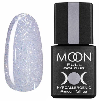 Гель-лак Moon Full Opal color №509 полупрозрачный сиреневый с шиммером, 8 мл