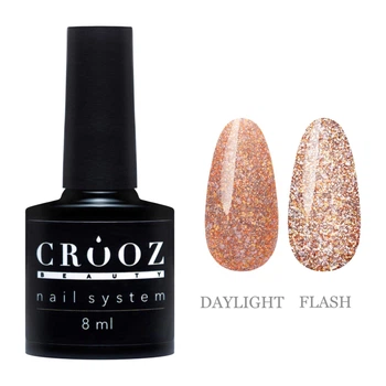 Гель-лак Crooz Crystal Sweetness №3 бурштиновий світловідбиваючий, 8 мл