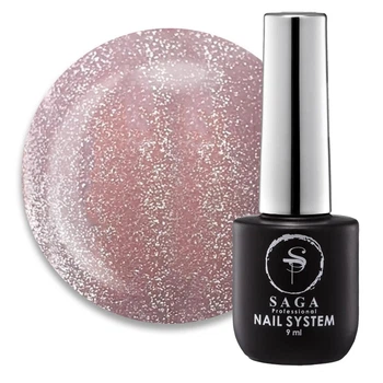 Гель-лак Saga Professional Glow Cat №03 бежево-ліловий, 9 мл