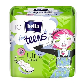 Критичні прокладки Bella for Teens 10шт Релакс Ультра тонкі (для підліток)