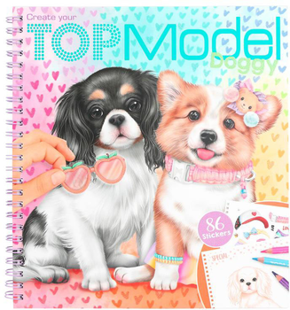 Książka-kolorowanka Depesche TOPModel Doggy Colouring Book (4010070633998)