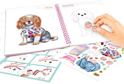 Książka-kolorowanka Depesche TOPModel Doggy Colouring Book (4010070633998)