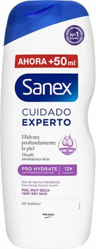 Żel pod prysznic Sanex Pro Hydrate 600 ml (8718951389342)