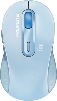 Мышь Promate Ken Wireless/Bluetooth Blue (ken.blue)