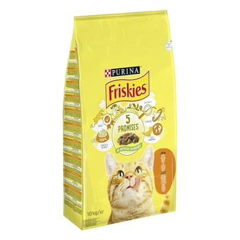 Сухий корм Purina Friskies для котів з куркою та овочами 10 кг (5997204505101)