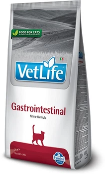 Лікувальний корм Farmina Vet Life Gastrointestinal Сухий корм-дієта для котів при захворюванні ШКТ 2 кг (160386)