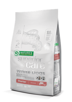 Сухой корм Nature's Protection Superior Care White Dog Grain Free Starter All Breeds 10 кг (NPSC45670)