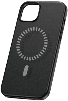 Etui Baseus Fauxther Series MagSafe do Apple iPhone 15 Pro Max Black (P60157305113-03)