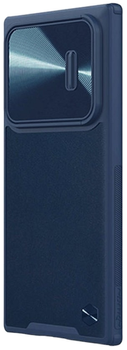 Панель Nillkin CamShield Leather для Samsung Galaxy S22 Ultra Blue (6902048247567)