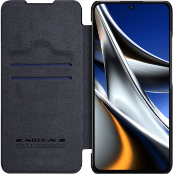 Чохол-книжка Nillkin Qin Leather Pro для Xiaomi Poco X4 Pro 5G Black (6902048245891)