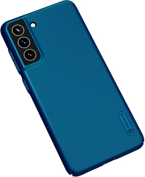 Etui Nillkin Super Frosted Shield do Samsung Galaxy S21 FE 5G Blue (6902048221215)
