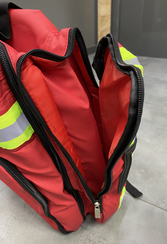 Рюкзак для Медика 45 л., Червоний, рюкзак для військових медиків, армійський рюкзак для медиків