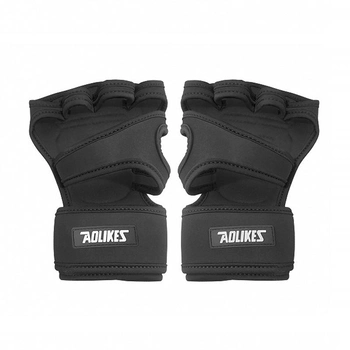Перчатки для спорта AOLIKES A-118 с поддержкой запястья Black XL XL