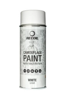 Краска маскировочная аэрозольная RecOil (Белая мат)