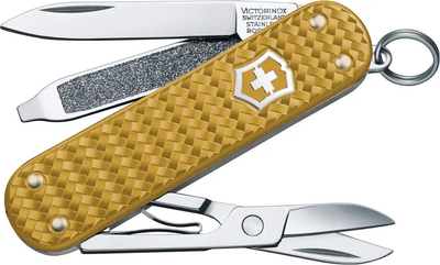 Нож Victorinox Classic SD Precious Alox 0.6221.408G Brass Gold