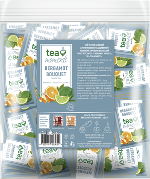 Чай Tea Moments Bergamot Bouquet 75 сашетів (4823118603620)