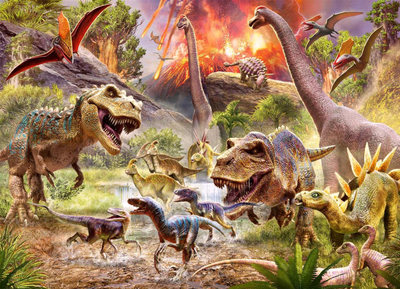 Puzzle Ravensburger Dinozaury 60 elementów (4005556051649)