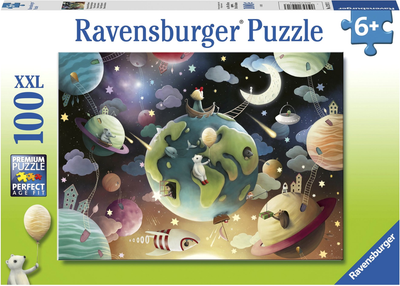Puzzle Ravensburger Kosmiczny plac zabaw 100 elementów (4005556129713)