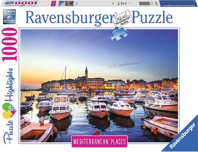 Puzzle Ravensburger Śródziemnomorska Chorwacja 1000 elementów (4005556149797)