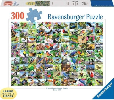 Puzzle Ravensburger 99 zachwycających ptaków 300 elementów (4005556169375)