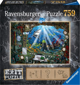 Puzzle Ravensburger Exit Łódź podwodna 759 elementów (4005556199532)