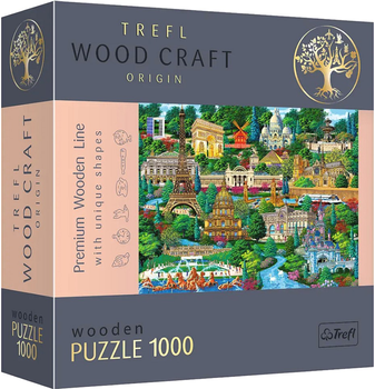 Пазл дерев'яний Trefl Франція відомі місця 1000 елементів (5900511201505)