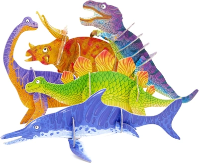 3D Пазл Muduco Динозаври 5 елементів (5904262955250)