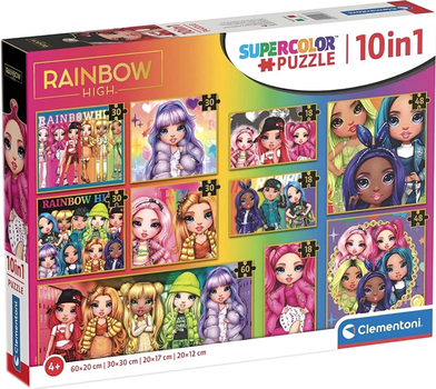 Puzzle Clementoni Rainbow High 10 w 1 (8005125202737)